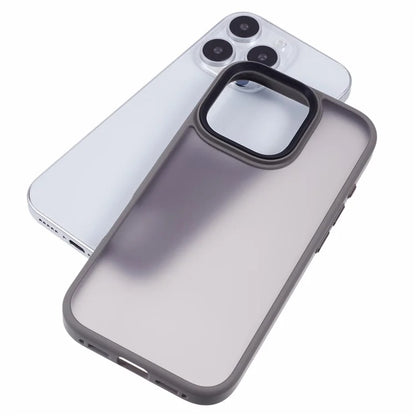 For iPhone 16 Pro Max Case PC+TPU  Frosted Translucent Back Phone Cover