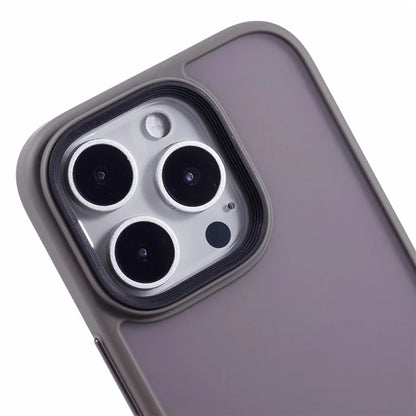 For iPhone 16 Pro Max Case PC+TPU  Frosted Translucent Back Phone Cover
