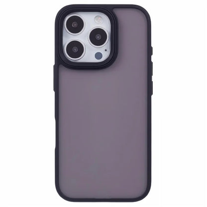 For iPhone 16 Pro Max Case PC+TPU  Frosted Translucent Back Phone Cover
