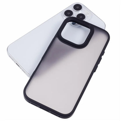 For iPhone 16 Pro Max Case PC+TPU  Frosted Translucent Back Phone Cover