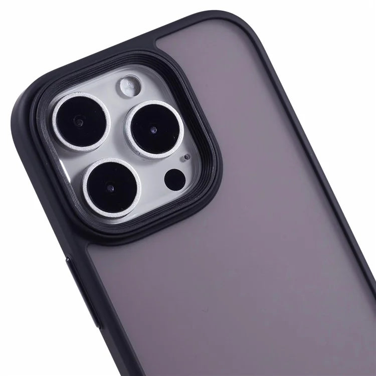 For iPhone 16 Pro Max Case PC+TPU  Frosted Translucent Back Phone Cover