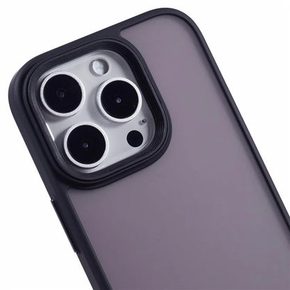 For iPhone 16 Pro Max Case PC+TPU  Frosted Translucent Back Phone Cover