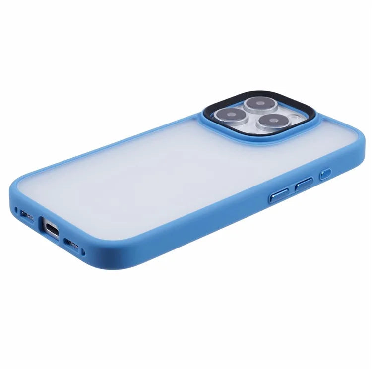For iPhone 16 Pro Max Case PC+TPU  Frosted Translucent Back Phone Cover