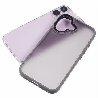 For iPhone 16 Plus Case Matte Finish PC+TPU Phone Cover Skin-Touch