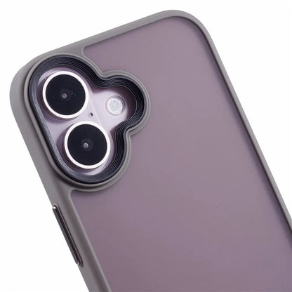 For iPhone 16 Plus Case Matte Finish PC+TPU Phone Cover Skin-Touch