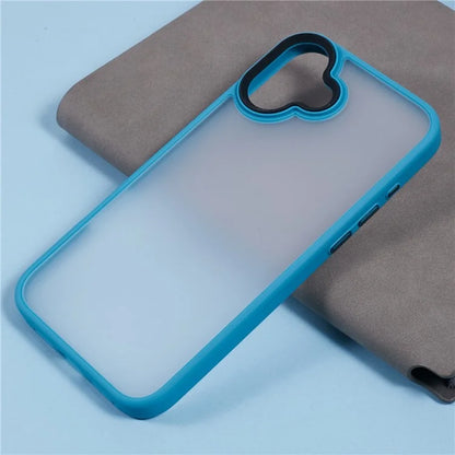 For iPhone 16 Plus Case Matte Finish PC+TPU Phone Cover Skin-Touch