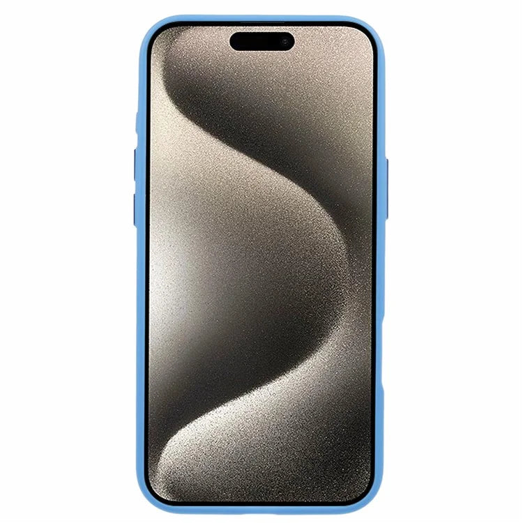For iPhone 16 Plus Case Matte Finish PC+TPU Phone Cover Skin-Touch