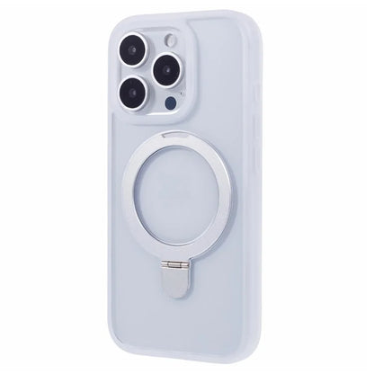 For iPhone 16 Pro Max Case Shockproof PC+TPU Phone Cover Invisible Ring Kickstand