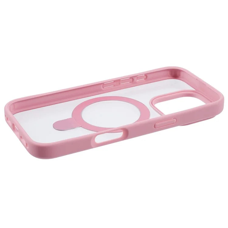 For iPhone 16 Pro Max Case Shockproof PC+TPU Phone Cover Invisible Ring Kickstand