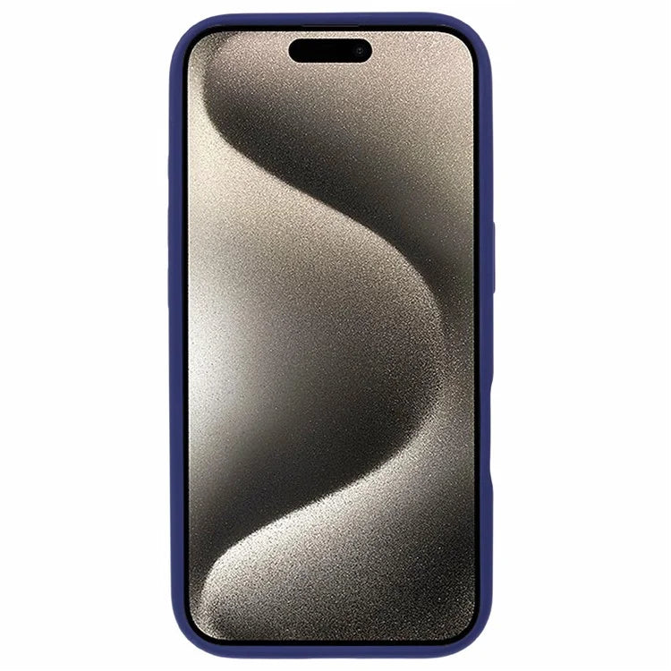 For iPhone 16 Plus Case Magnetic Kickstand PC+TPU Clear Back Phone Cover