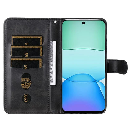For Xiaomi Redmi 13 5G / 13 4G / Redmi Note 13R 5G / Poco M6 4G Leather Phone Case with Zipper Pocket