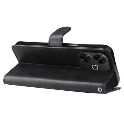 For Xiaomi Redmi 13 5G / 13 4G / Redmi Note 13R 5G / Poco M6 4G Leather Phone Case with Zipper Pocket