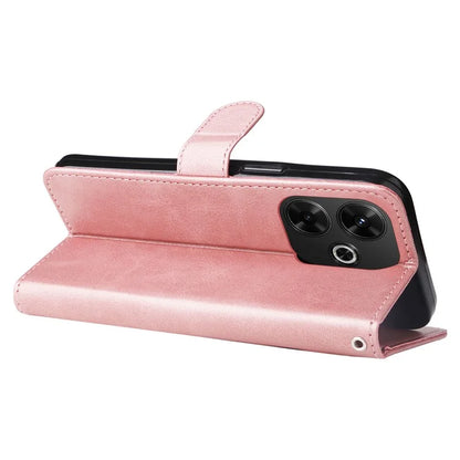 For Xiaomi Redmi 13 5G / 13 4G / Redmi Note 13R 5G / Poco M6 4G Leather Phone Case with Zipper Pocket