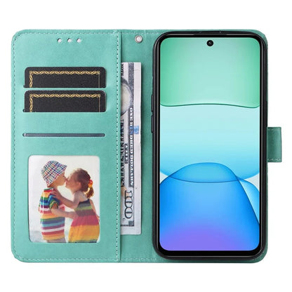 For Xiaomi Redmi 13 5G / 13 4G / Redmi Note 13R 5G / Poco M6 4G Leather Case Sunflower Phone Cover