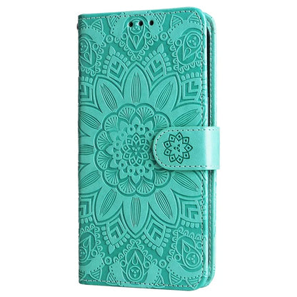 For Xiaomi Redmi 13 5G / 13 4G / Redmi Note 13R 5G / Poco M6 4G Leather Case Sunflower Phone Cover