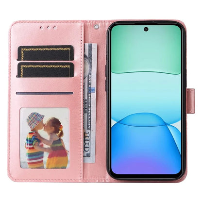 For Xiaomi Redmi 13 5G / 13 4G / Redmi Note 13R 5G / Poco M6 4G Leather Case Sunflower Phone Cover