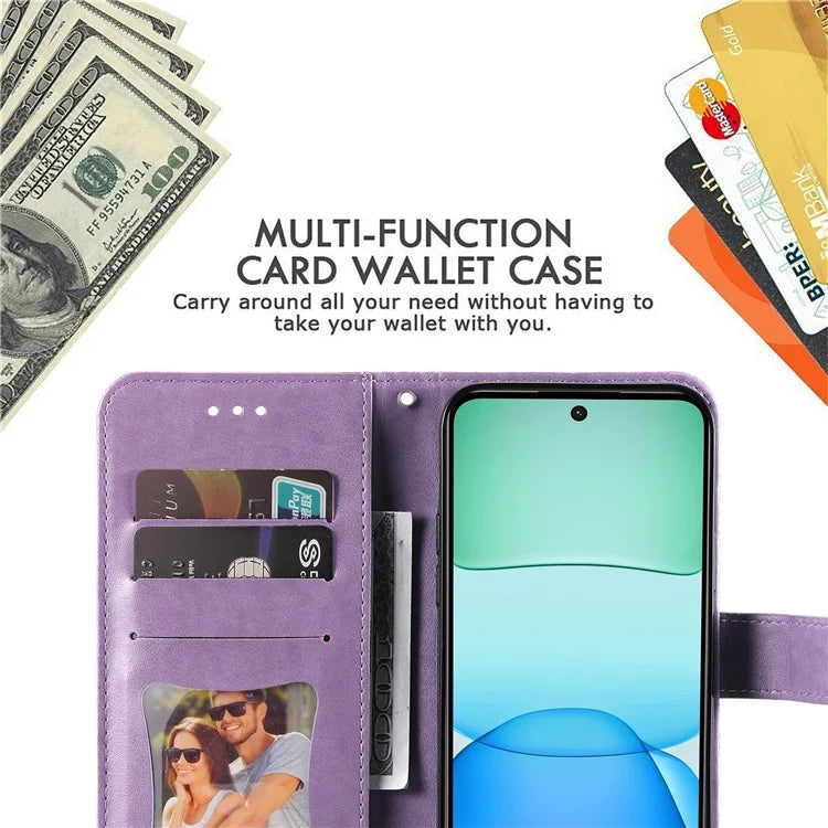 For Xiaomi Redmi 13 5G / 13 4G / Redmi Note 13R 5G / Poco M6 4G Case Wallet Leather Phone Cover