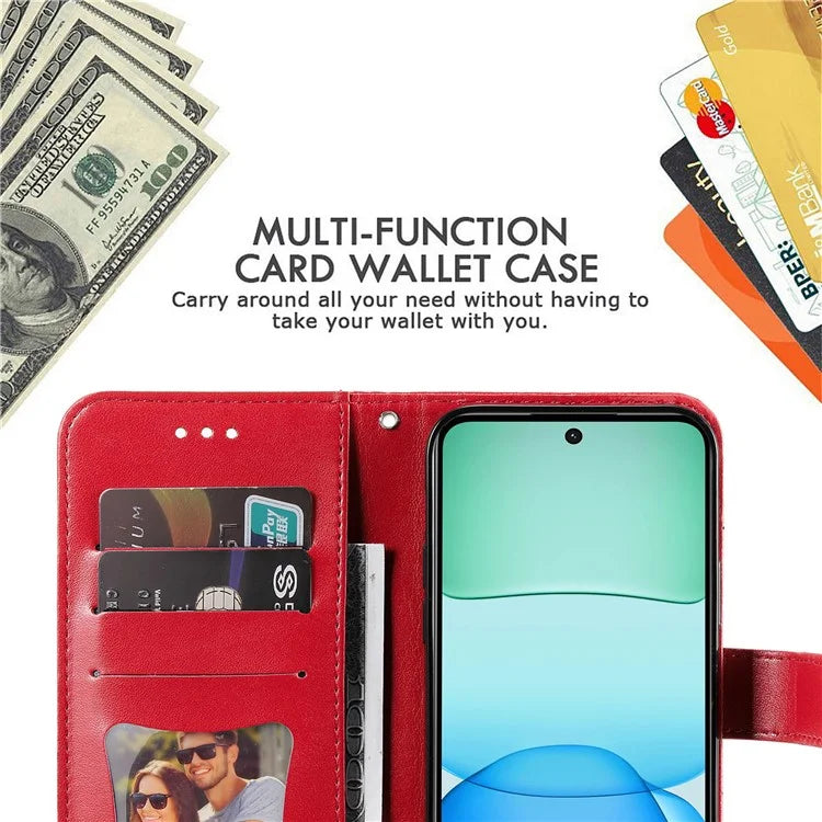 For Xiaomi Redmi 13 5G / 13 4G / Redmi Note 13R 5G / Poco M6 4G Case Wallet Leather Phone Cover