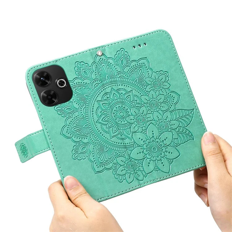 For Xiaomi Redmi 13 5G / 13 4G / Redmi Note 13R 5G / Poco M6 4G Case Wallet Leather Phone Cover