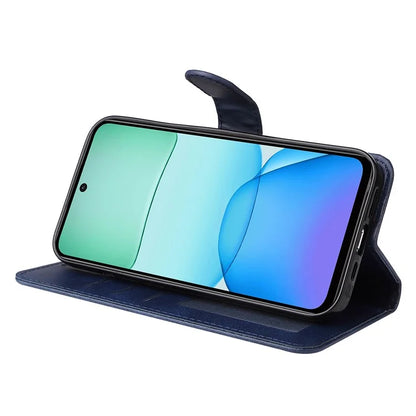For Xiaomi Redmi 13 5G / 13 4G / Redmi Note 13R 5G / Poco M6 4G Case Leather Cover with 3 Card Slots