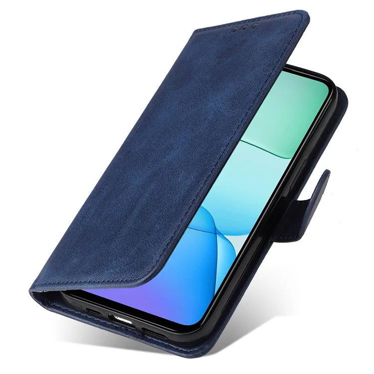 For Xiaomi Redmi 13 5G / 13 4G / Redmi Note 13R 5G / Poco M6 4G Case Leather Cover with 3 Card Slots