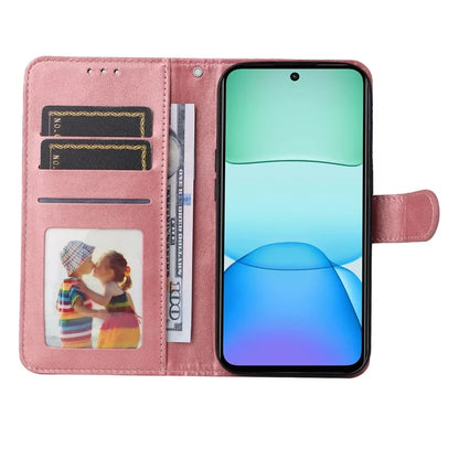 For Xiaomi Redmi 13 5G / 13 4G / Redmi Note 13R 5G / Poco M6 4G Case Leather Cover with 3 Card Slots
