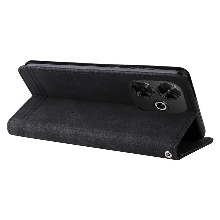 For Xiaomi Redmi 13 5G / 13 4G / Redmi Note 13R 5G / Poco M6 4G Leather Phone Case Wallet