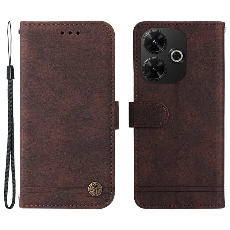 For Xiaomi Redmi 13 5G / 13 4G / Redmi Note 13R 5G / Poco M6 4G Leather Phone Case Wallet