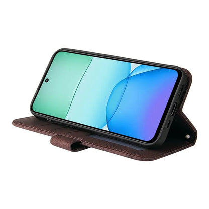 For Xiaomi Redmi 13 5G / 13 4G / Redmi Note 13R 5G / Poco M6 4G Leather Phone Case Wallet