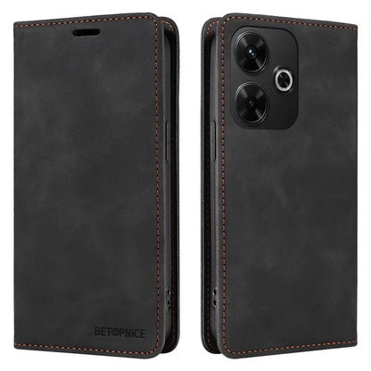 BETOPNICE 003 For Xiaomi Redmi 13 5G / 13 4G / Redmi Note 13R 5G / Poco M6 4G Case Leather Phone Cover