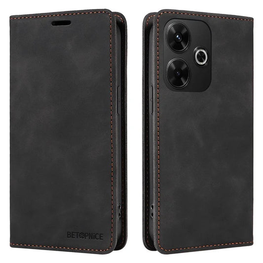 BETOPNICE 003 For Xiaomi Redmi 13 5G / 13 4G / Redmi Note 13R 5G / Poco M6 4G Case Leather Phone Cover