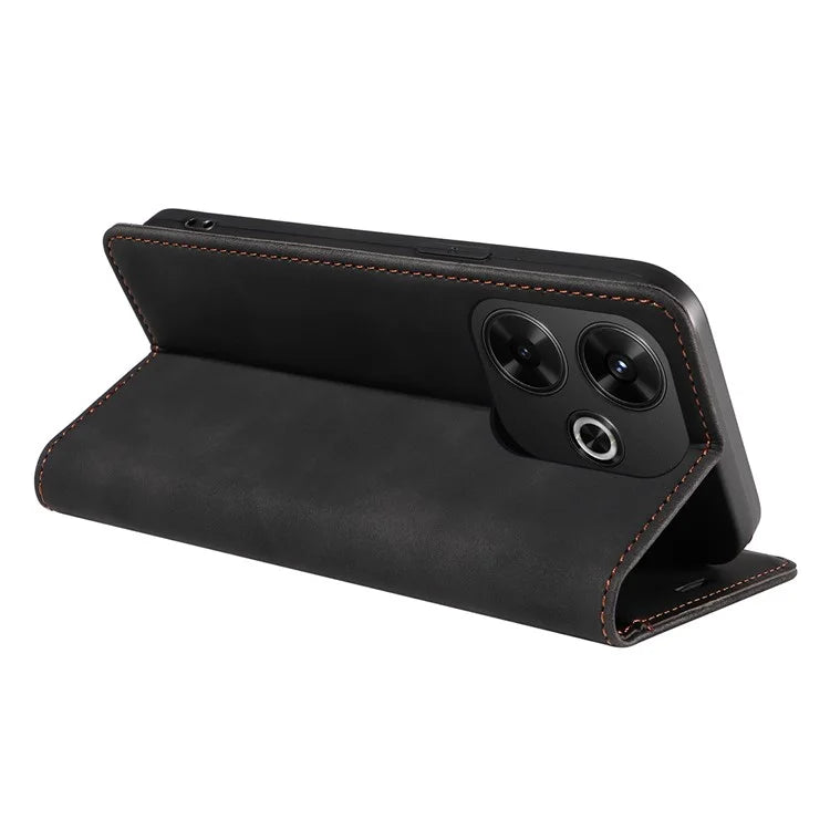 BETOPNICE 003 For Xiaomi Redmi 13 5G / 13 4G / Redmi Note 13R 5G / Poco M6 4G Case Leather Phone Cover
