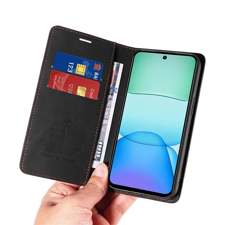 BETOPNICE 003 For Xiaomi Redmi 13 5G / 13 4G / Redmi Note 13R 5G / Poco M6 4G Case Leather Phone Cover