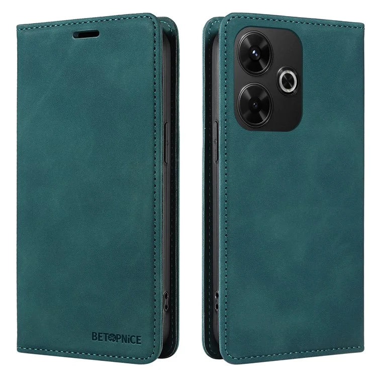 BETOPNICE 003 For Xiaomi Redmi 13 5G / 13 4G / Redmi Note 13R 5G / Poco M6 4G Case Leather Phone Cover