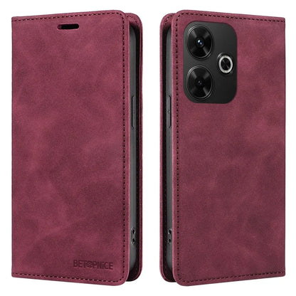 BETOPNICE 003 For Xiaomi Redmi 13 5G / 13 4G / Redmi Note 13R 5G / Poco M6 4G Case Leather Phone Cover