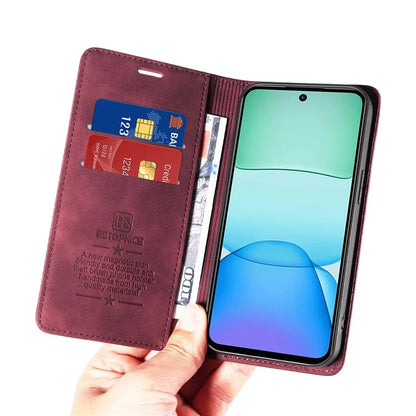 BETOPNICE 003 For Xiaomi Redmi 13 5G / 13 4G / Redmi Note 13R 5G / Poco M6 4G Case Leather Phone Cover