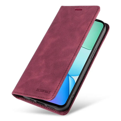 BETOPNICE 003 For Xiaomi Redmi 13 5G / 13 4G / Redmi Note 13R 5G / Poco M6 4G Case Leather Phone Cover