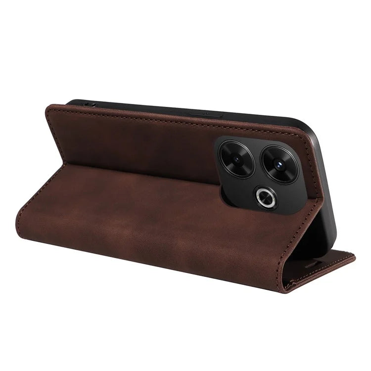 BETOPNICE 003 For Xiaomi Redmi 13 5G / 13 4G / Redmi Note 13R 5G / Poco M6 4G Case Leather Phone Cover