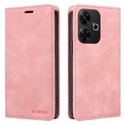 BETOPNICE 003 For Xiaomi Redmi 13 5G / 13 4G / Redmi Note 13R 5G / Poco M6 4G Case Leather Phone Cover