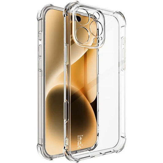 IMAK For iPhone 16 Pro Max Case TPU Airbag Corners Anti-Fall Phone Cover