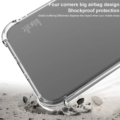 IMAK For iPhone 16 Pro Max Case TPU Airbag Corners Anti-Fall Phone Cover