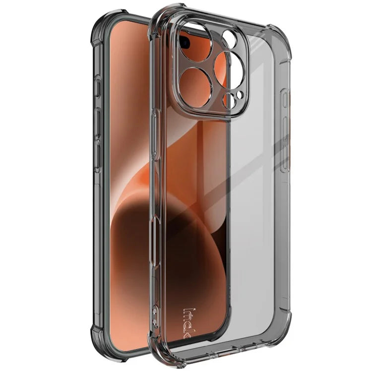 IMAK For iPhone 16 Pro TPU Case Four Corners Anti Drop Cell Phone Cover