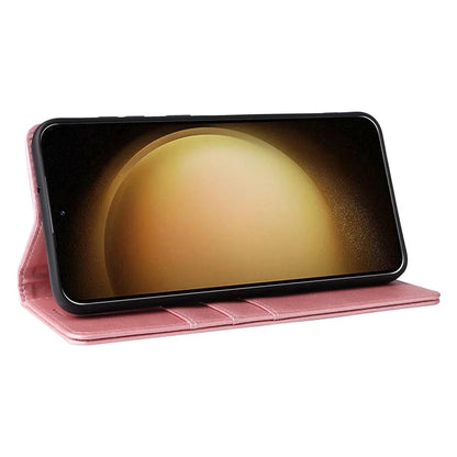 For Samsung Galaxy S23+ Case RFID Blocking Leather Wallet Flip Phone Cover