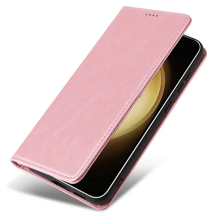 For Samsung Galaxy S23+ Case RFID Blocking Leather Wallet Flip Phone Cover