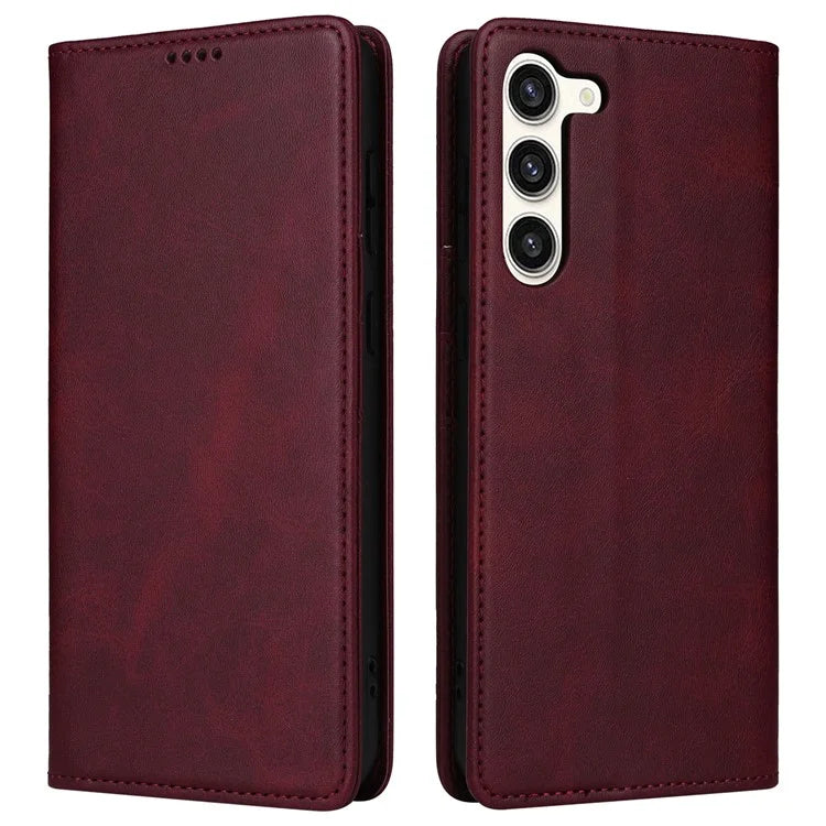 For Samsung Galaxy S23+ Case RFID Blocking Leather Wallet Flip Phone Cover