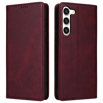 For Samsung Galaxy S23+ Case RFID Blocking Leather Wallet Flip Phone Cover