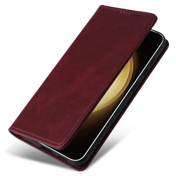 For Samsung Galaxy S23+ Case RFID Blocking Leather Wallet Flip Phone Cover