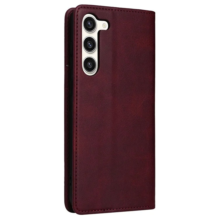 For Samsung Galaxy S23+ Case RFID Blocking Leather Wallet Flip Phone Cover