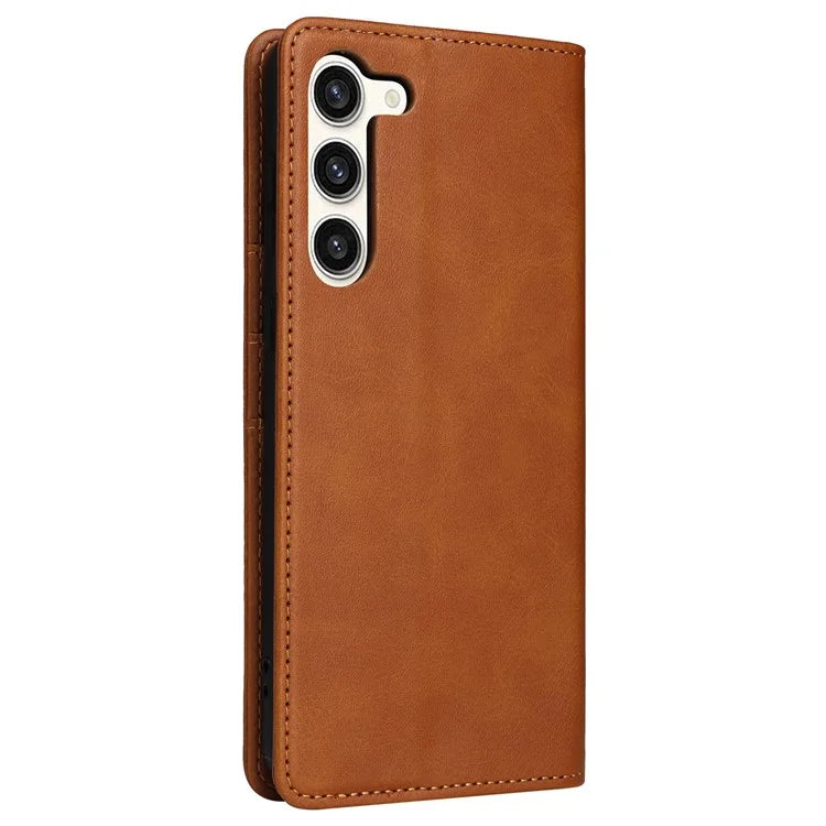 For Samsung Galaxy S23+ Case RFID Blocking Leather Wallet Flip Phone Cover