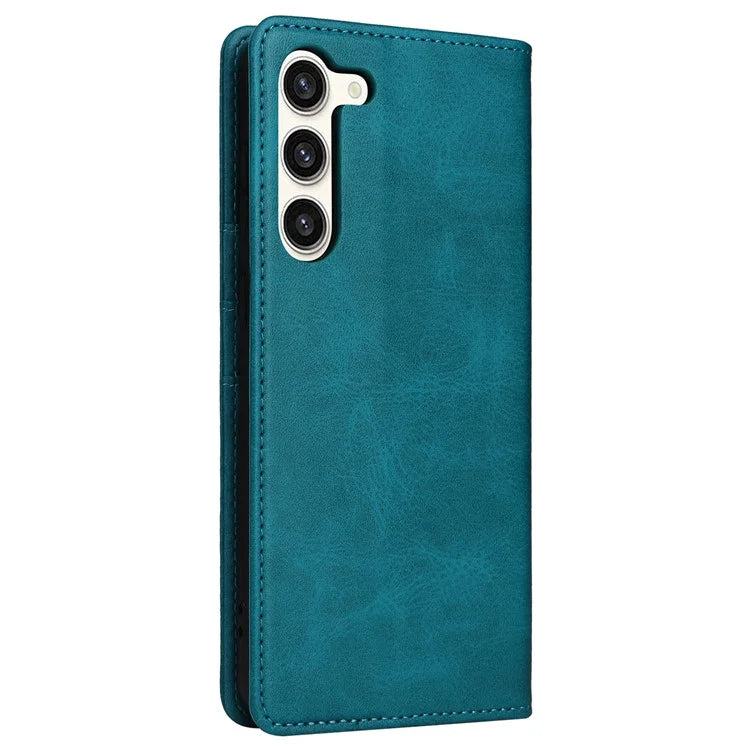 For Samsung Galaxy S23+ Case RFID Blocking Leather Wallet Flip Phone Cover